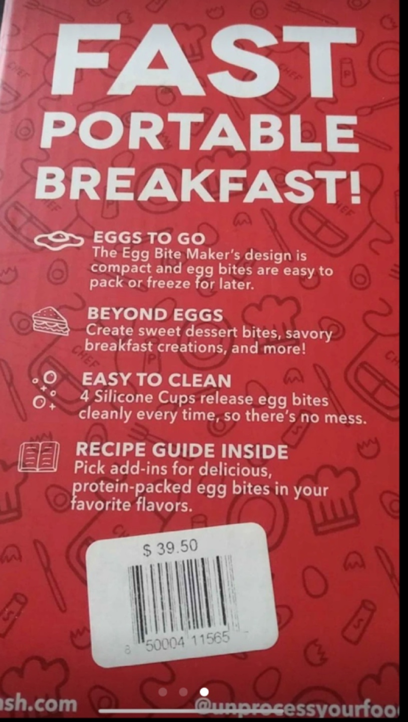 Brand New - Dash Egg Bite Maker - photo 4