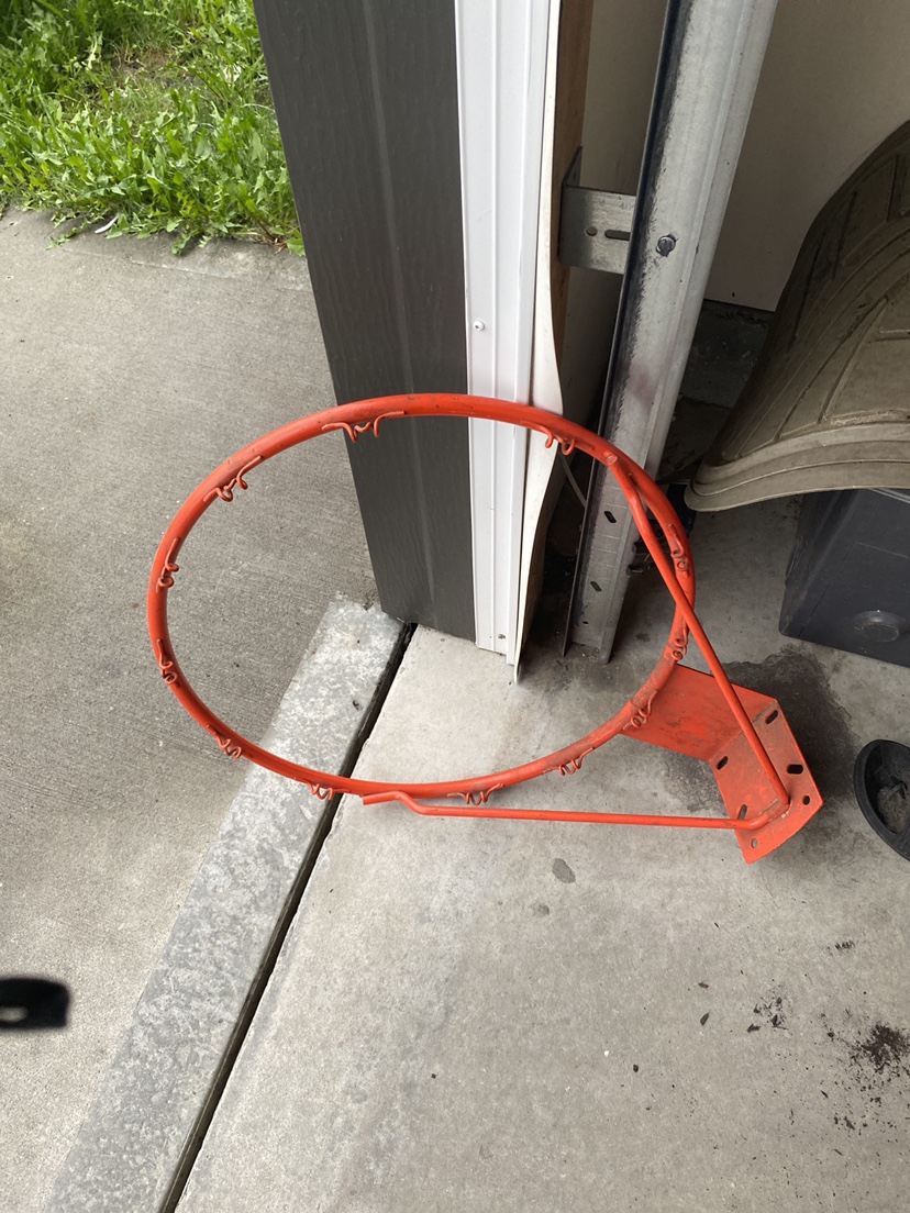 Basketball metal ring