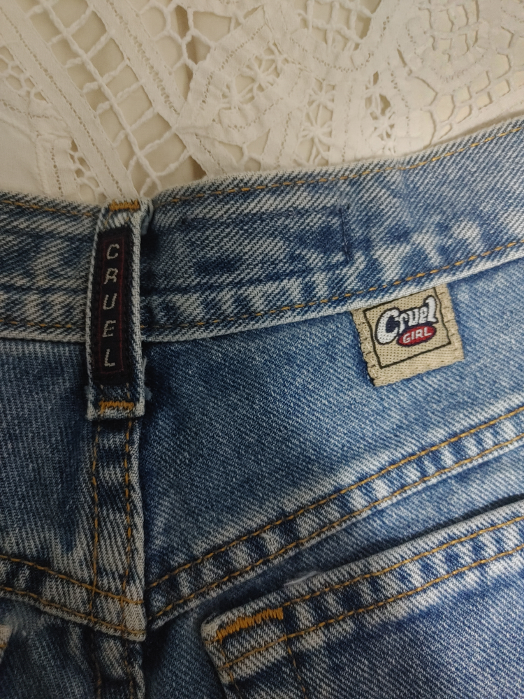 Y2K vintage Cruel girl denim high top jeans. - photo 3