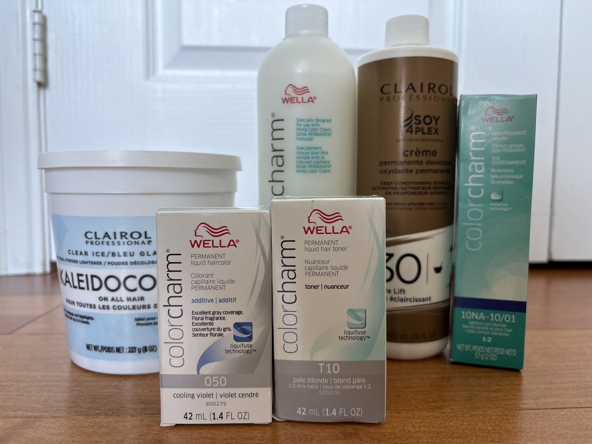 Hair bleaching kit