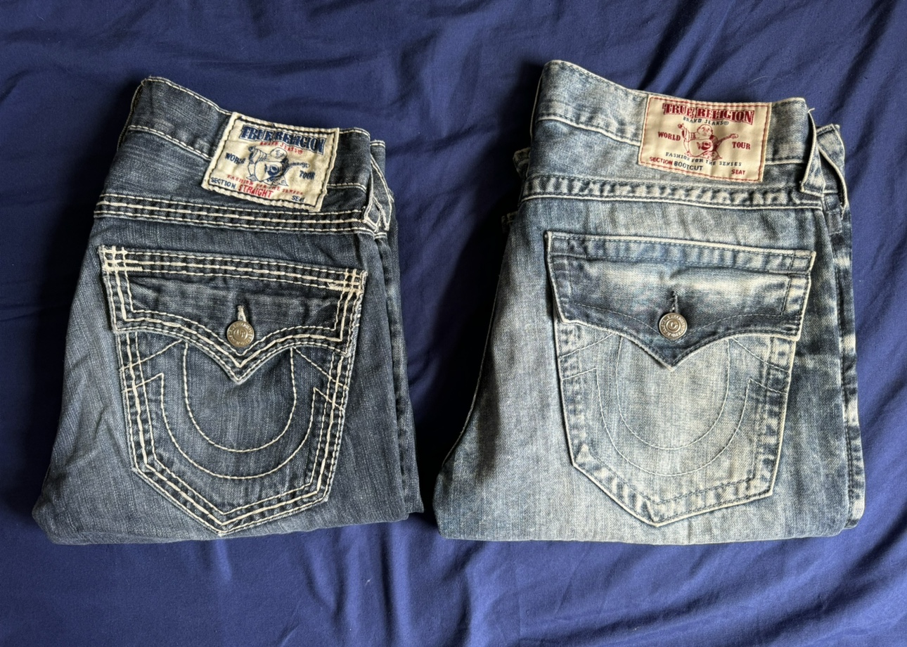 Men’s True Religion Jeans 2 Pairs thumbnail