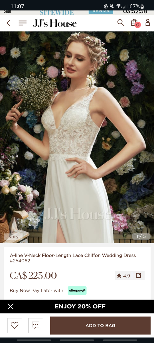Jjshouse Wedding Dress