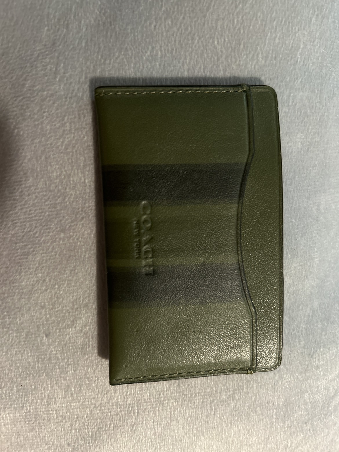Varsity stripe Coach Wallet