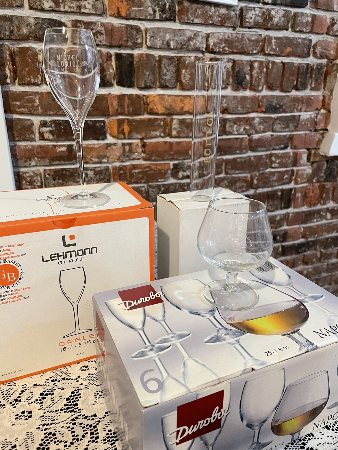 Cocktail glasses
