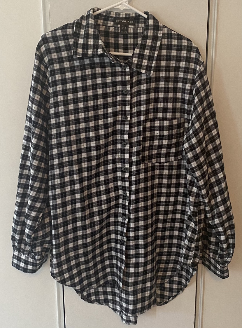 NEW - Plaid blouse - button down shirt - photo 3