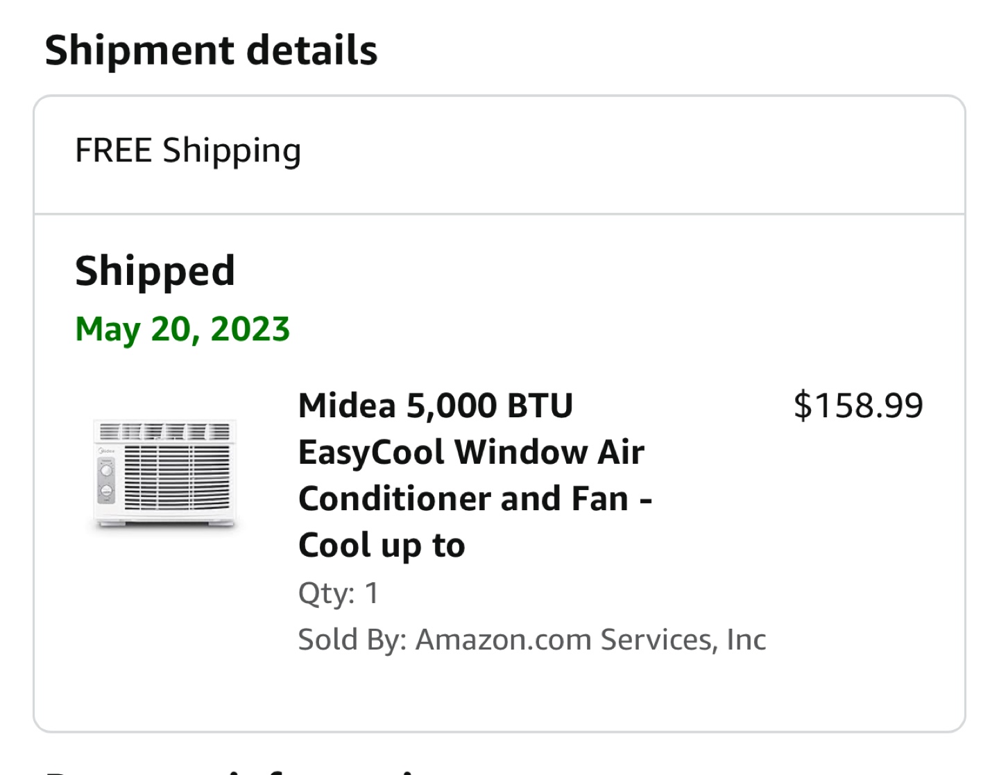 Midea 5,000 BTU Window Air Conditioner - photo 5