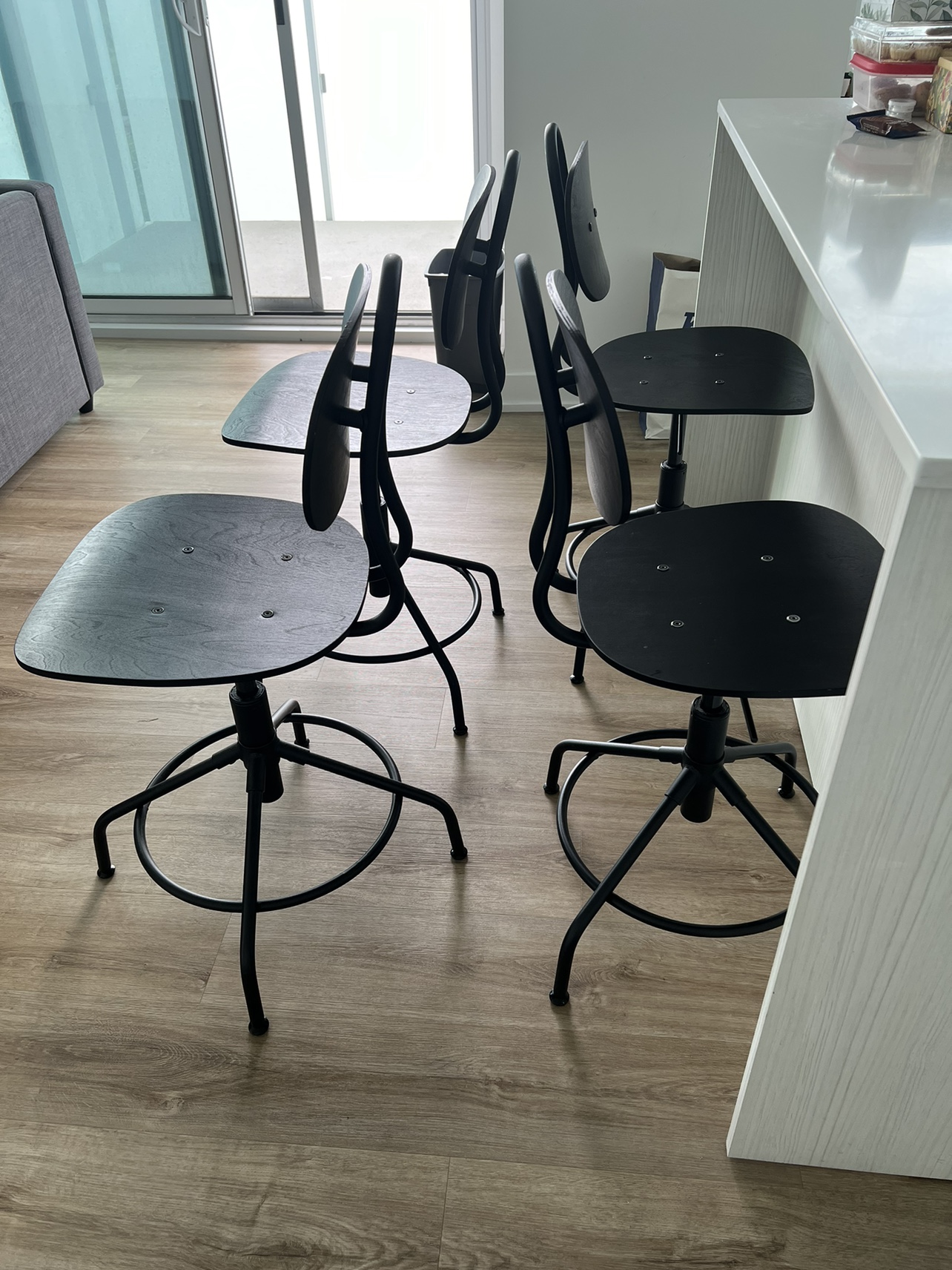Bar stool black - photo 4