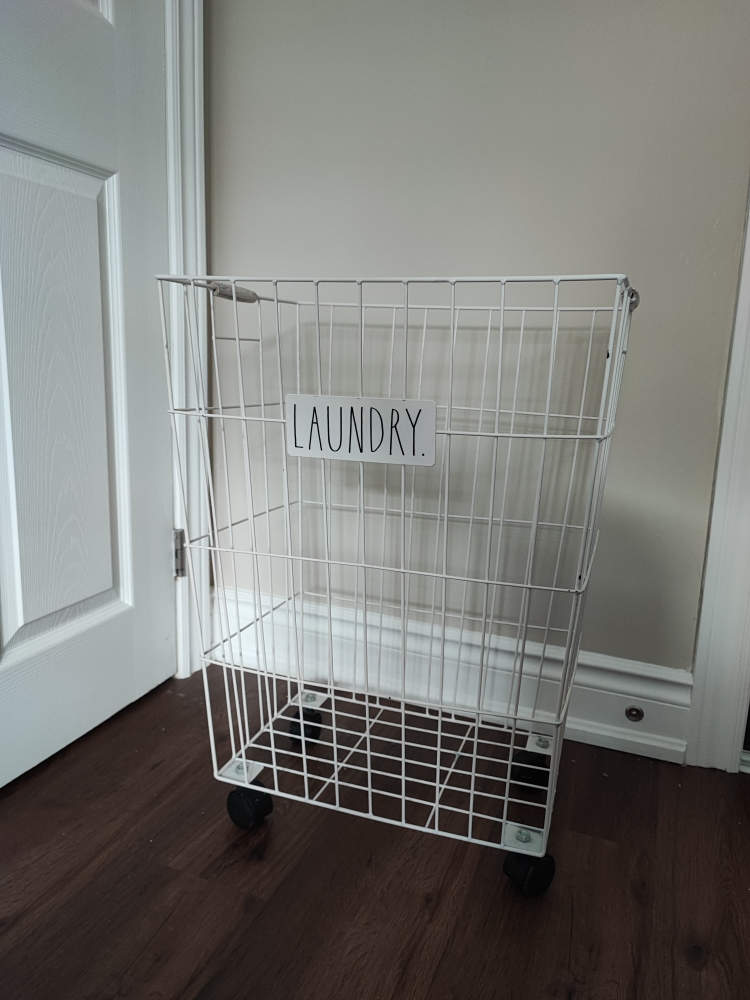 laundry basket on wheels thumbnail