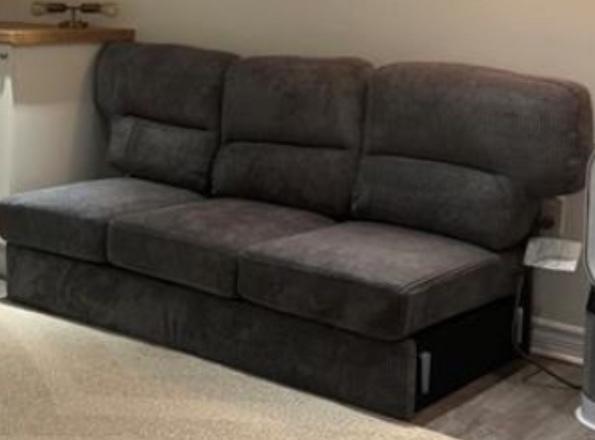 Aziyah 81” Corduroy Couch (unused but incomplete)