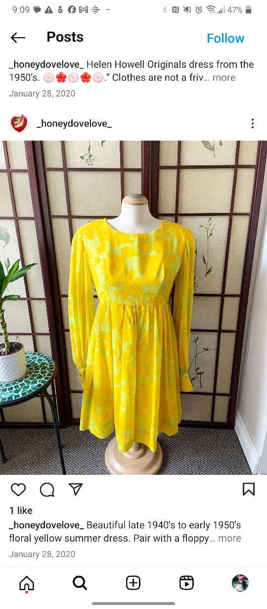1940s summer dress
