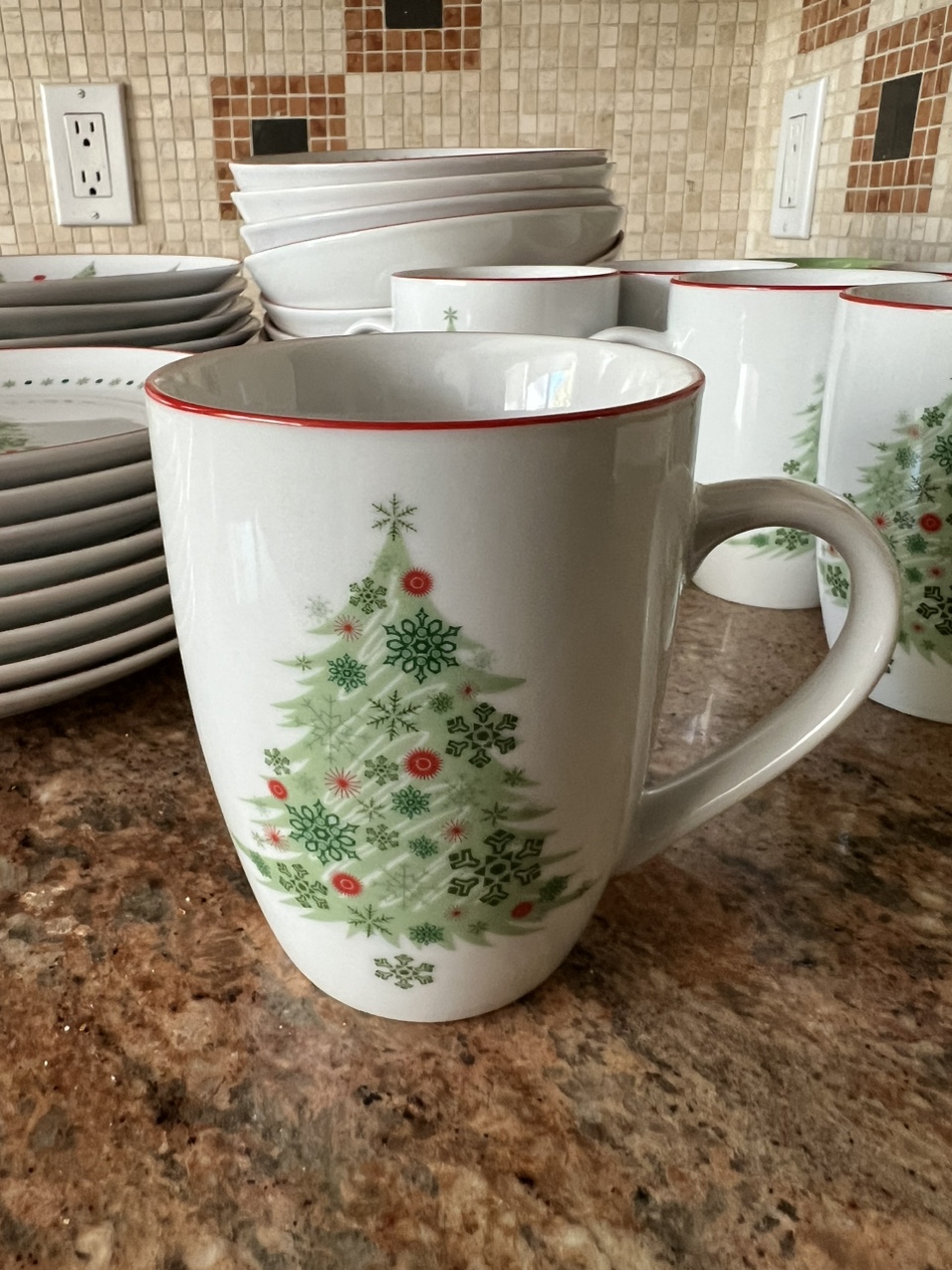 Christmas dinnerware set - photo 4