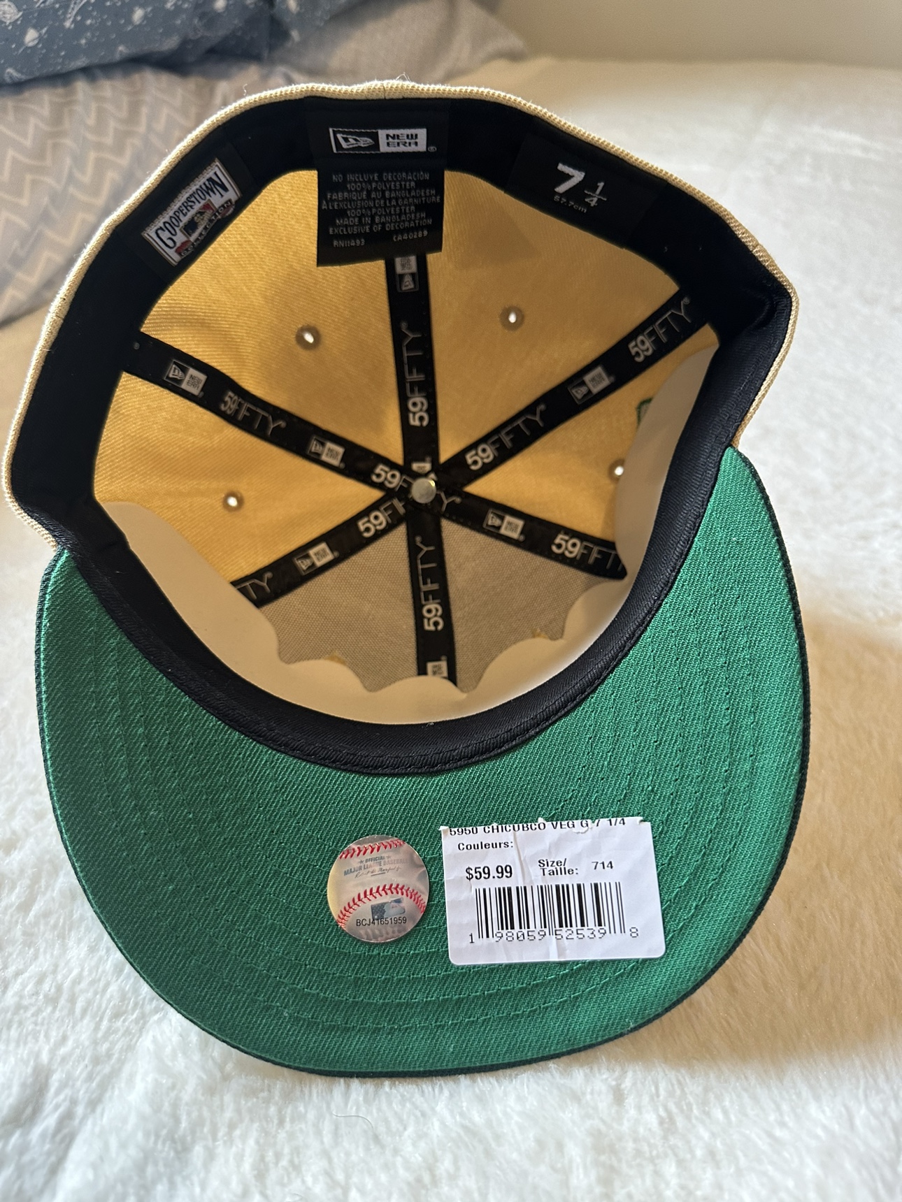 Baseball cap size 7 1/4 - photo 3