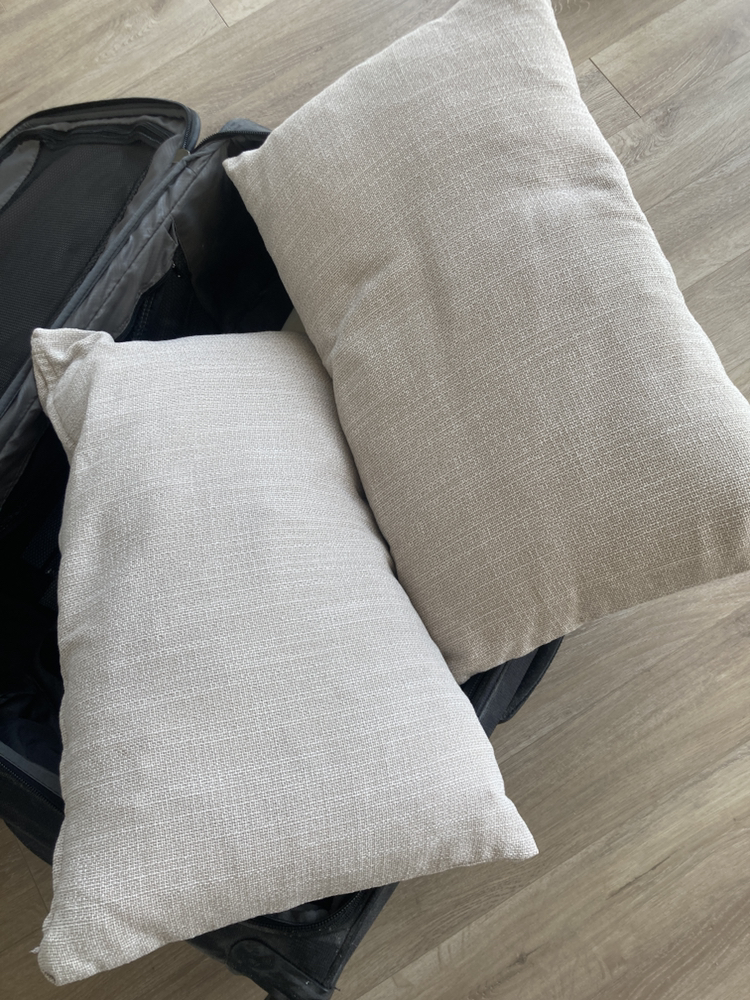 Two beige cushions IKEA thumbnail