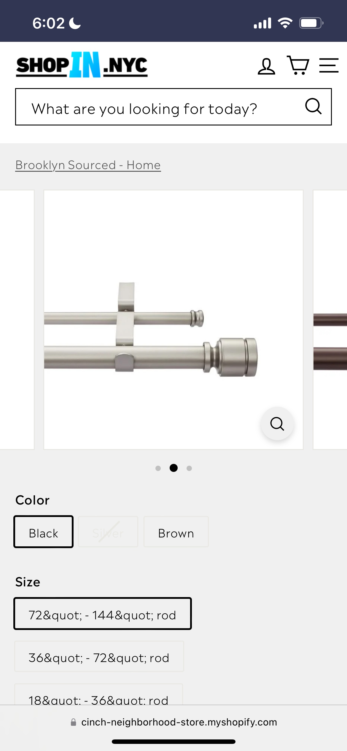 Simply essential deco double curtain rod - photo 3