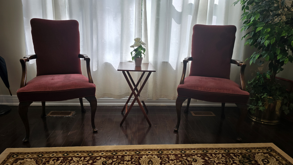 Accent Chairs, Queen Anne carved Arm chairs - photo 3