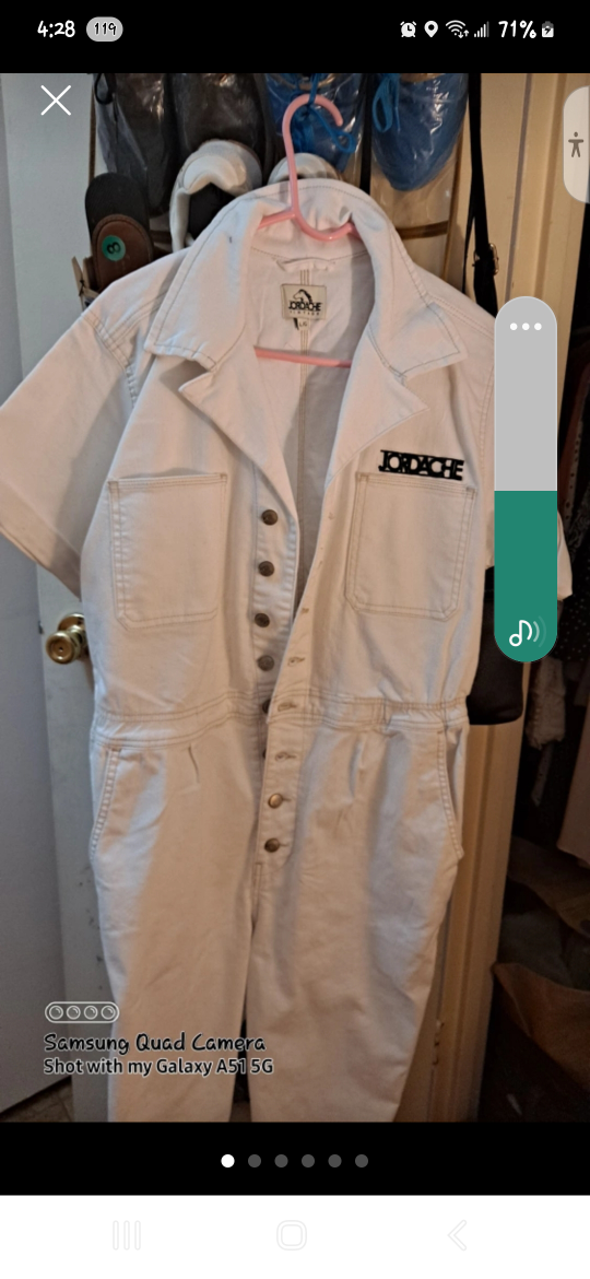 JORDACHE WHITE JUMPSUIT image indicator(2)