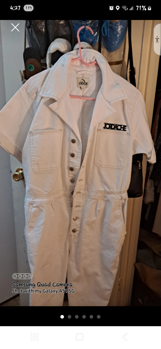 JORDACHE WHITE JUMPSUIT image indicator(3)