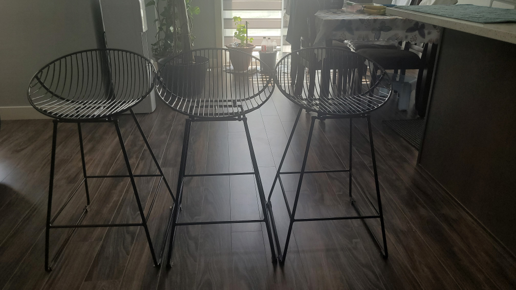 3 Metal Barstools - photo 4