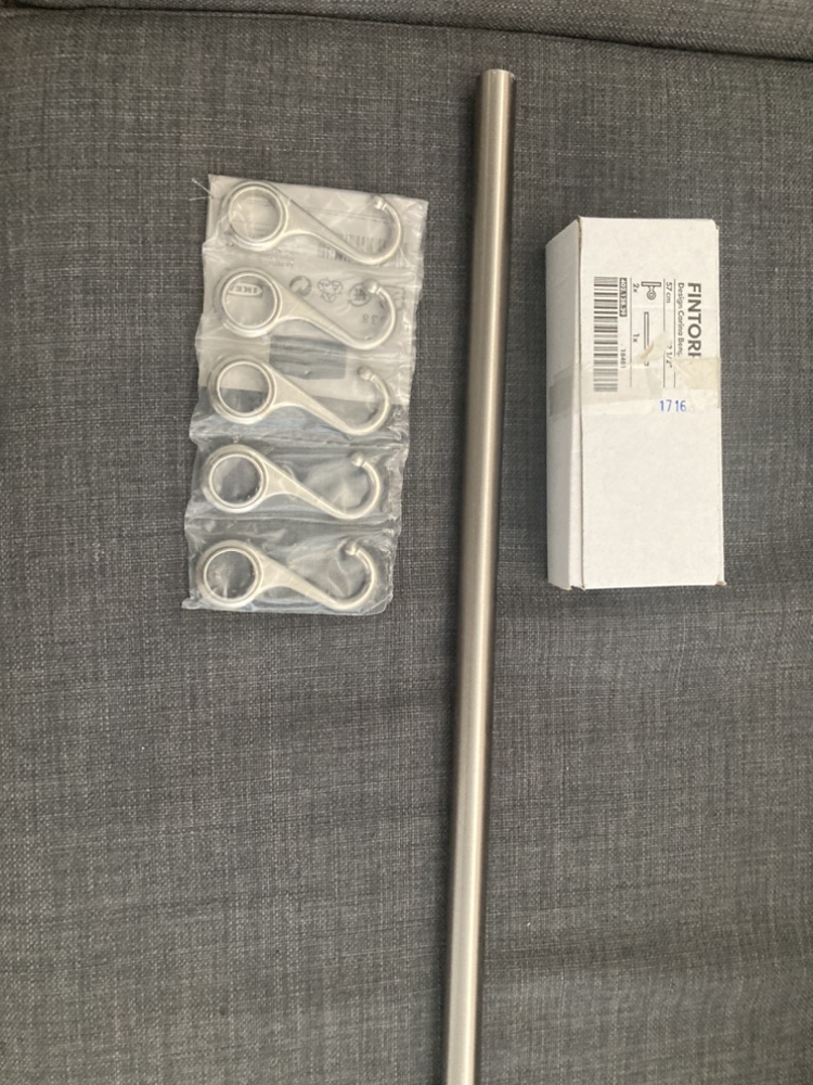 IKEA lack shelves / kitchen hanging rod - photo 5