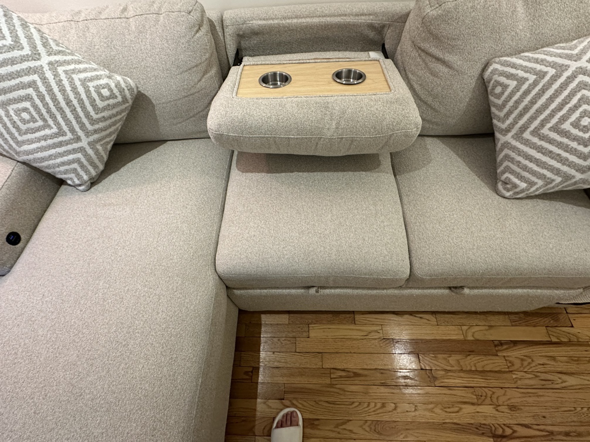 Sofa bed with storage & movie tray - photo 3
