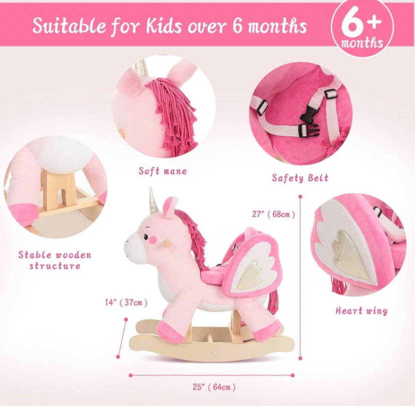 (Moving Sale)Rocking Horse - Ride Unicorn - PERFECT CONDITION! - photo 2