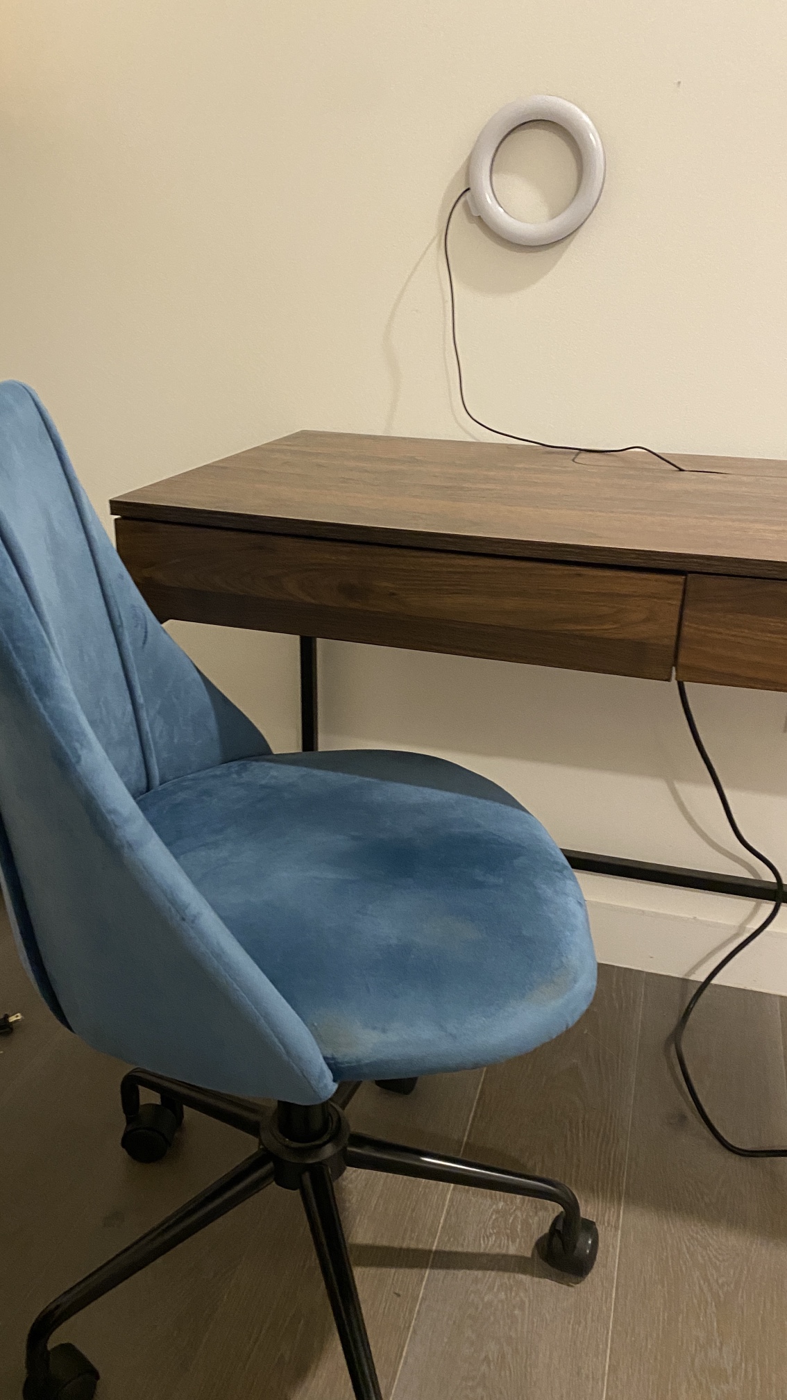 Desk with Drawers/Charging Station