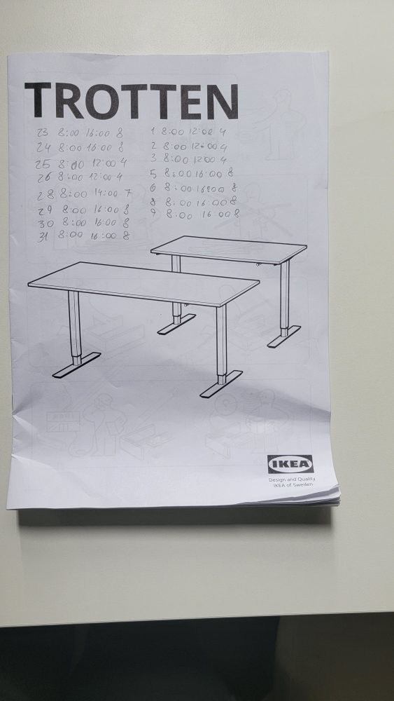 🌟 Pay what you can!!- IKEA Trotten Sit/Stand Desk🌟 - photo 4