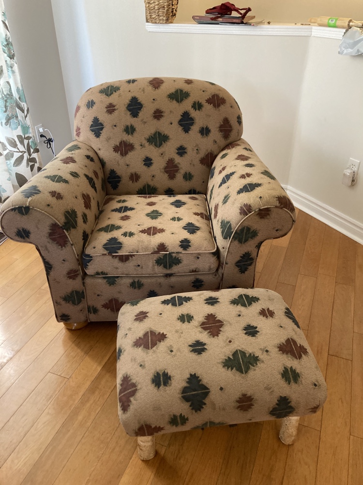 Sofa Chair and foot rest thumbnail