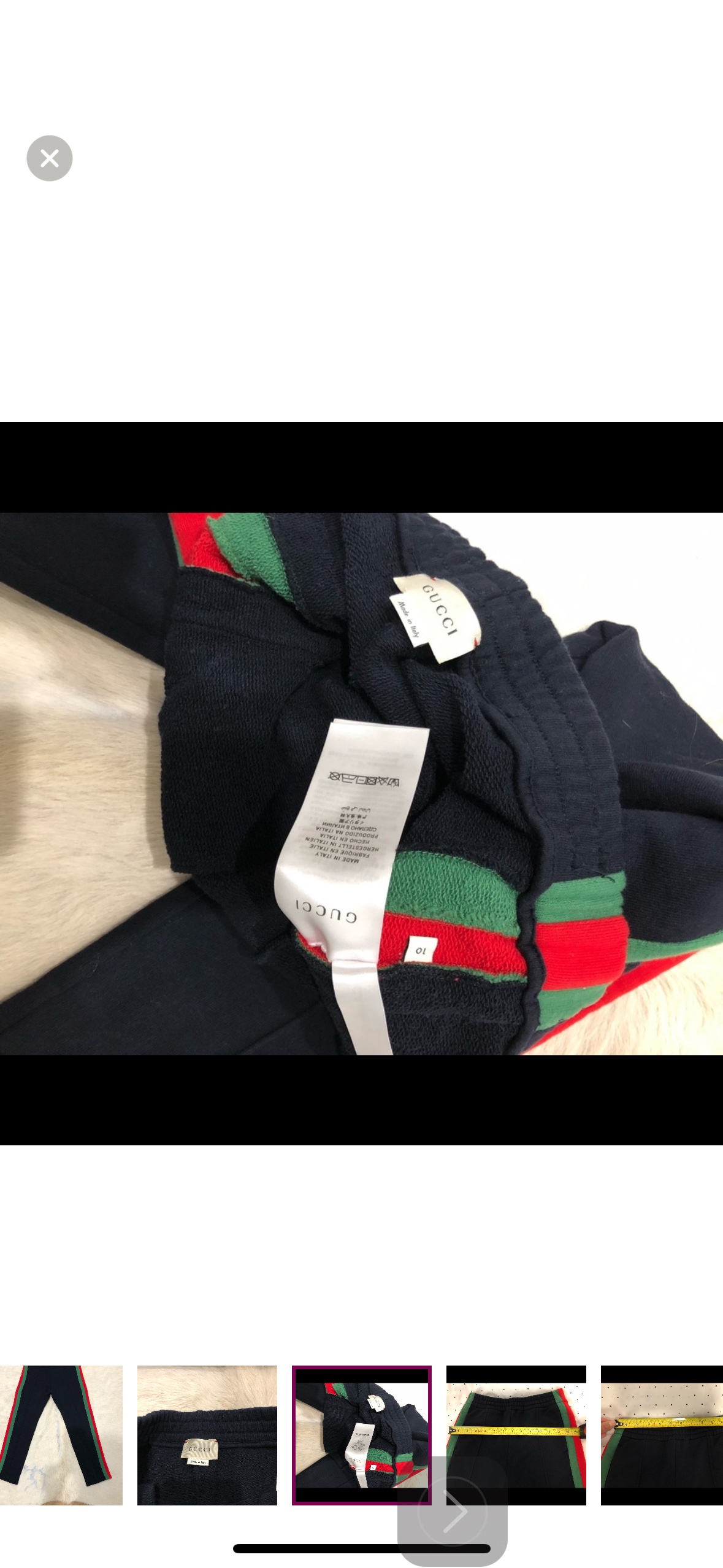 Gucci pants/joggers for kids image indicator(8)