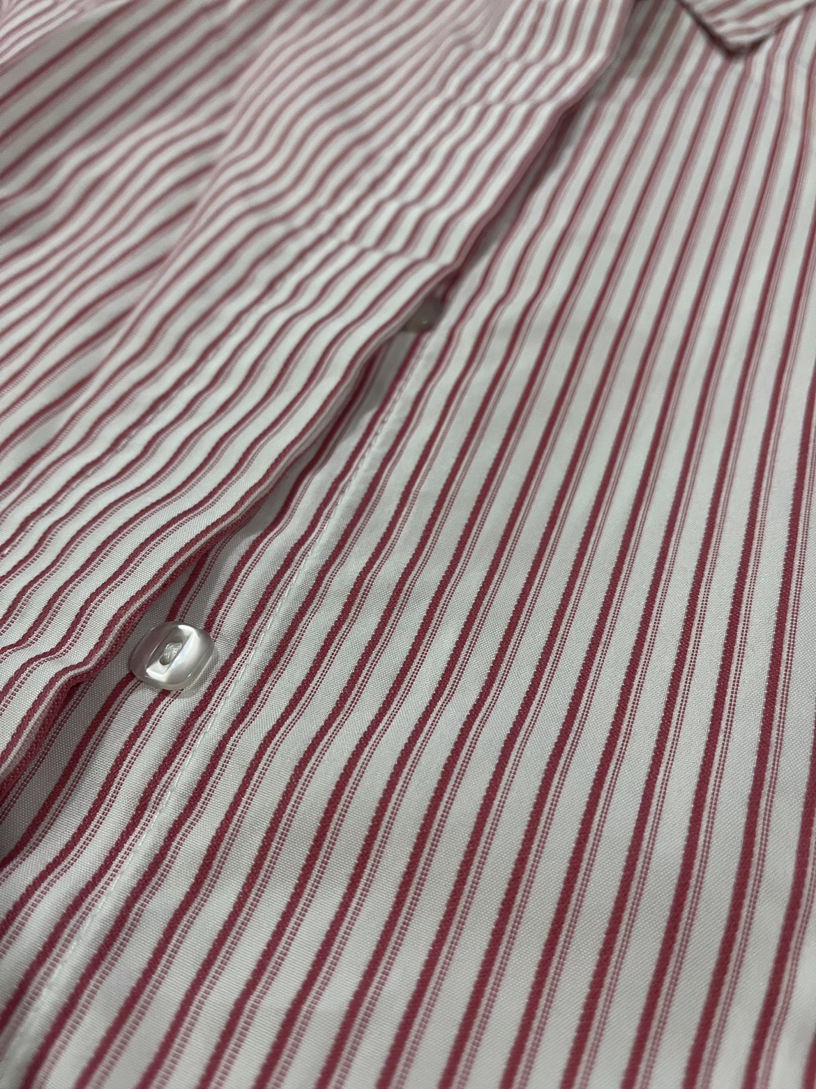 Brand new never worn Long sleeved blouse — light red stripes - photo 3