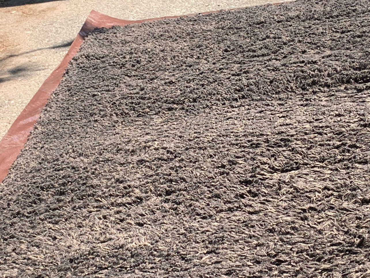 Like new high quality 10’ x 8' Cloud Gray Shag Rug image indicator(3)