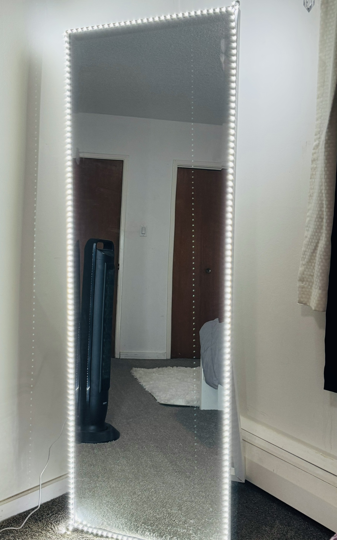 Standing Mirror with lights