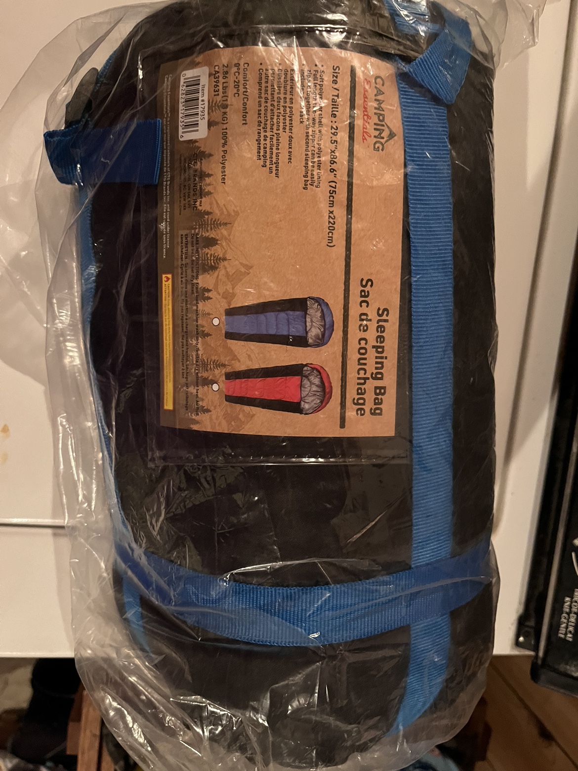 New sleeping bag