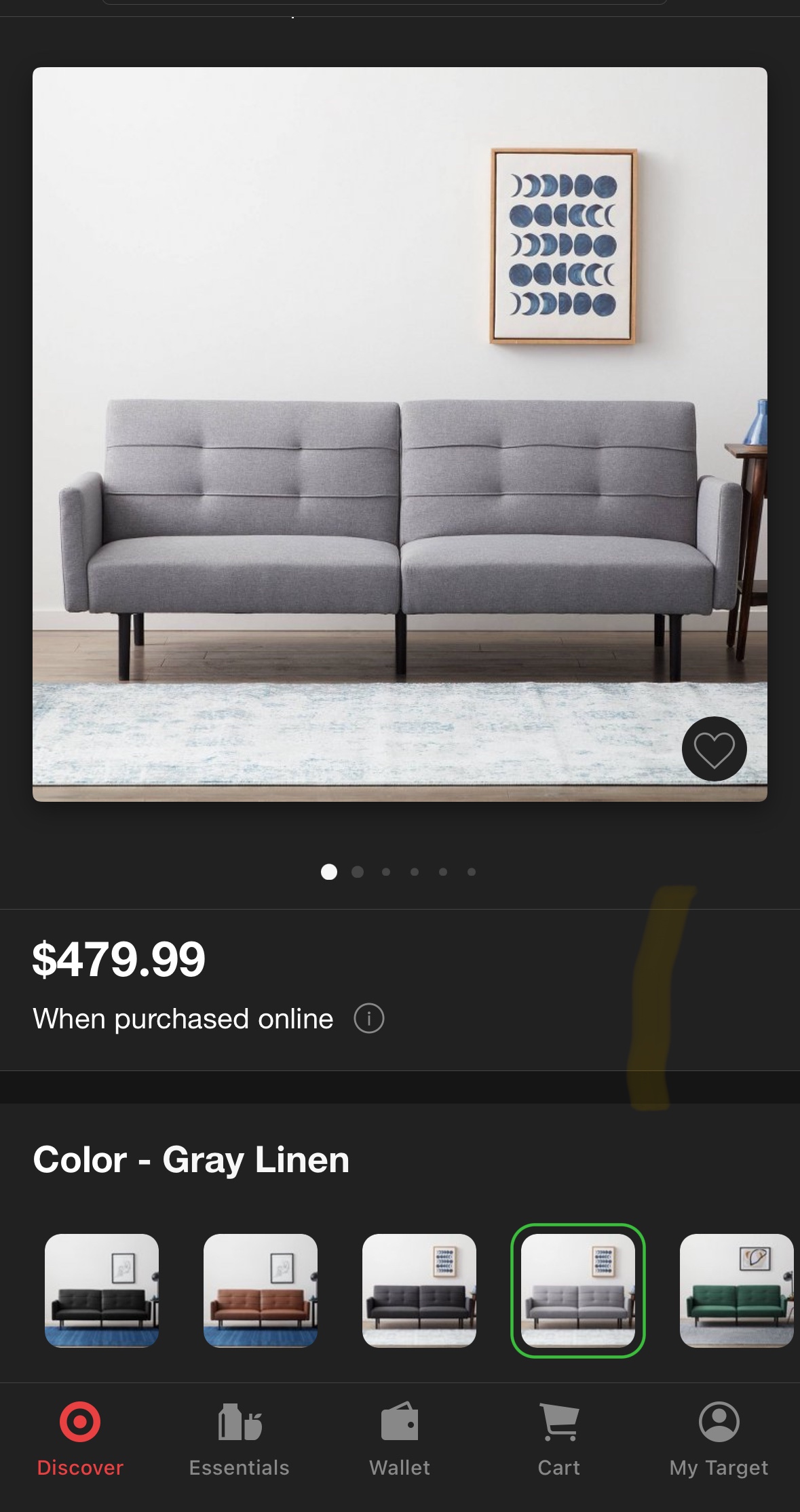 Great Velvet Sleeper Sofa - photo 2