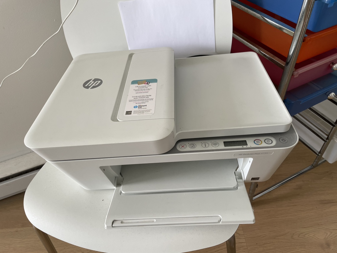 HP printer (all-in-one) and ink - photo 2