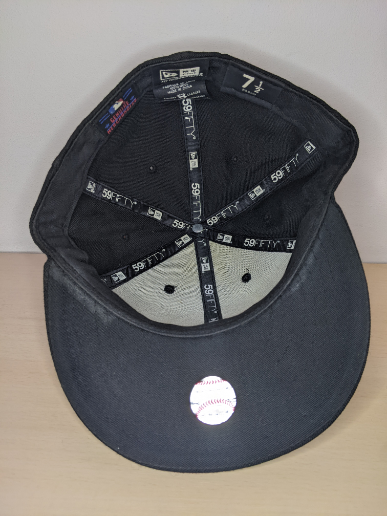 Toronto Blue Jays Baseball New Era 59FIFTY Fitted Hat Size 7 1/2 image indicator(3)