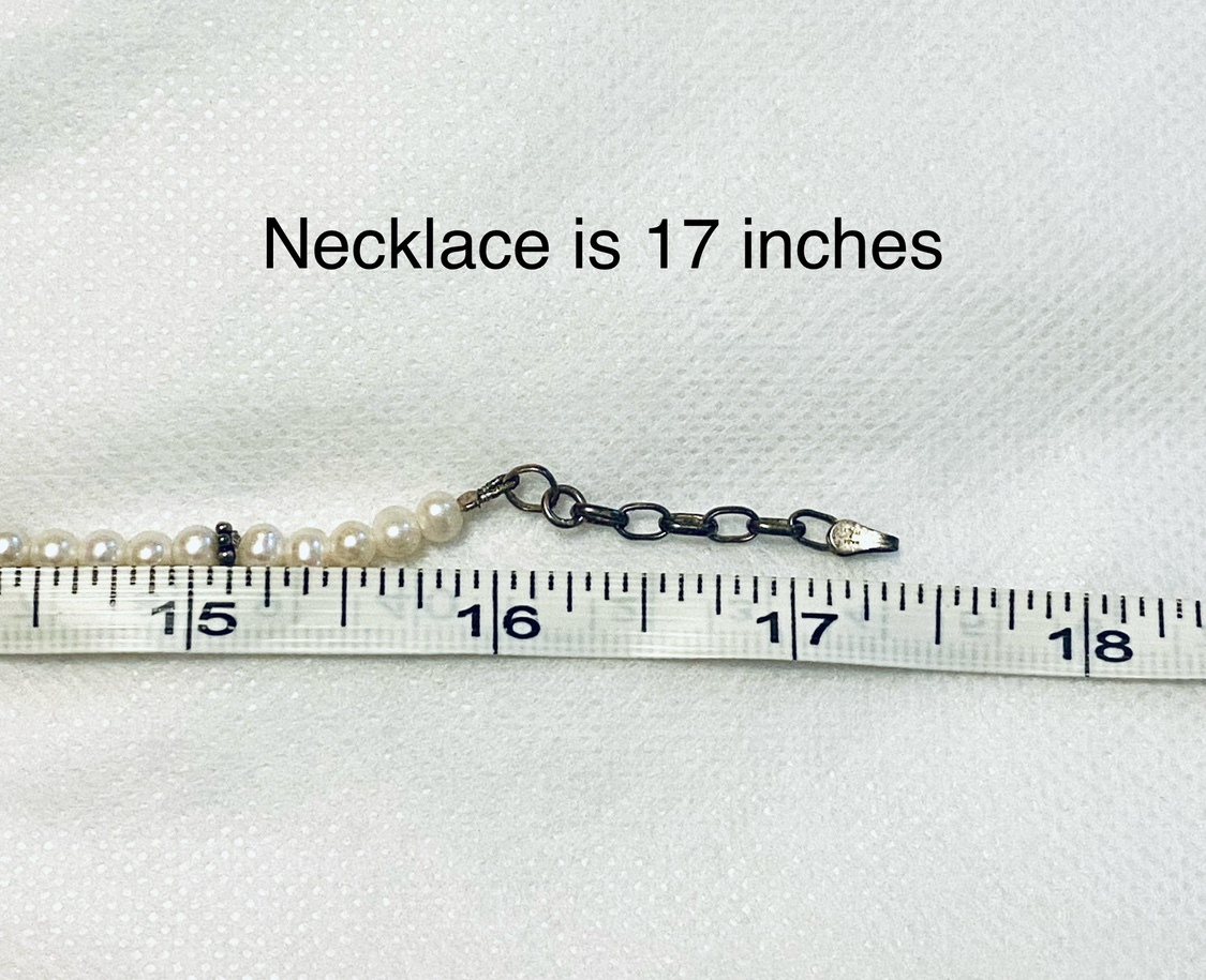 Vintage Italian Silver set with real pearls image indicator(5)