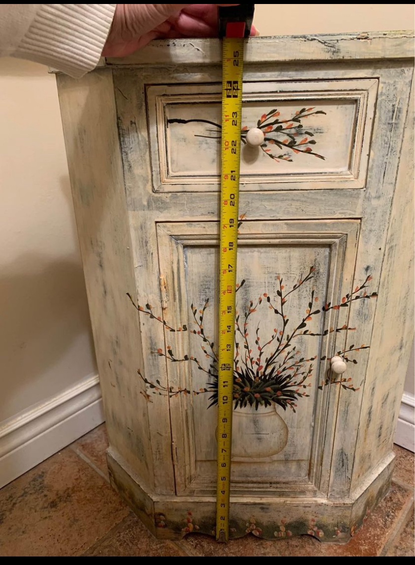 Corner wood printed cabinet image indicator(8)