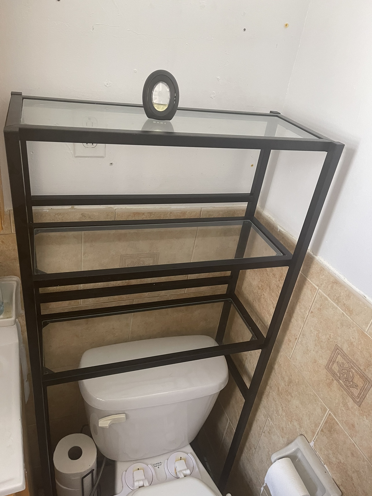 3 Tier Bathroom Shelf w/ Glass shelves - photo 3