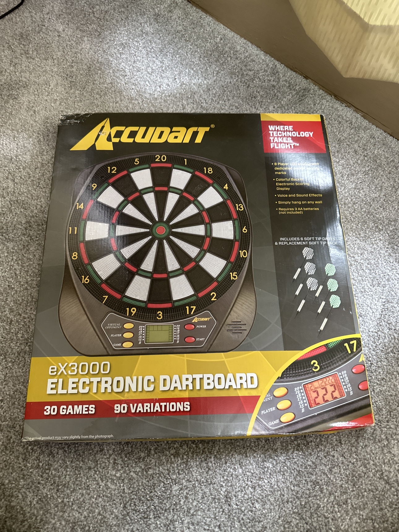 Electronic dart board