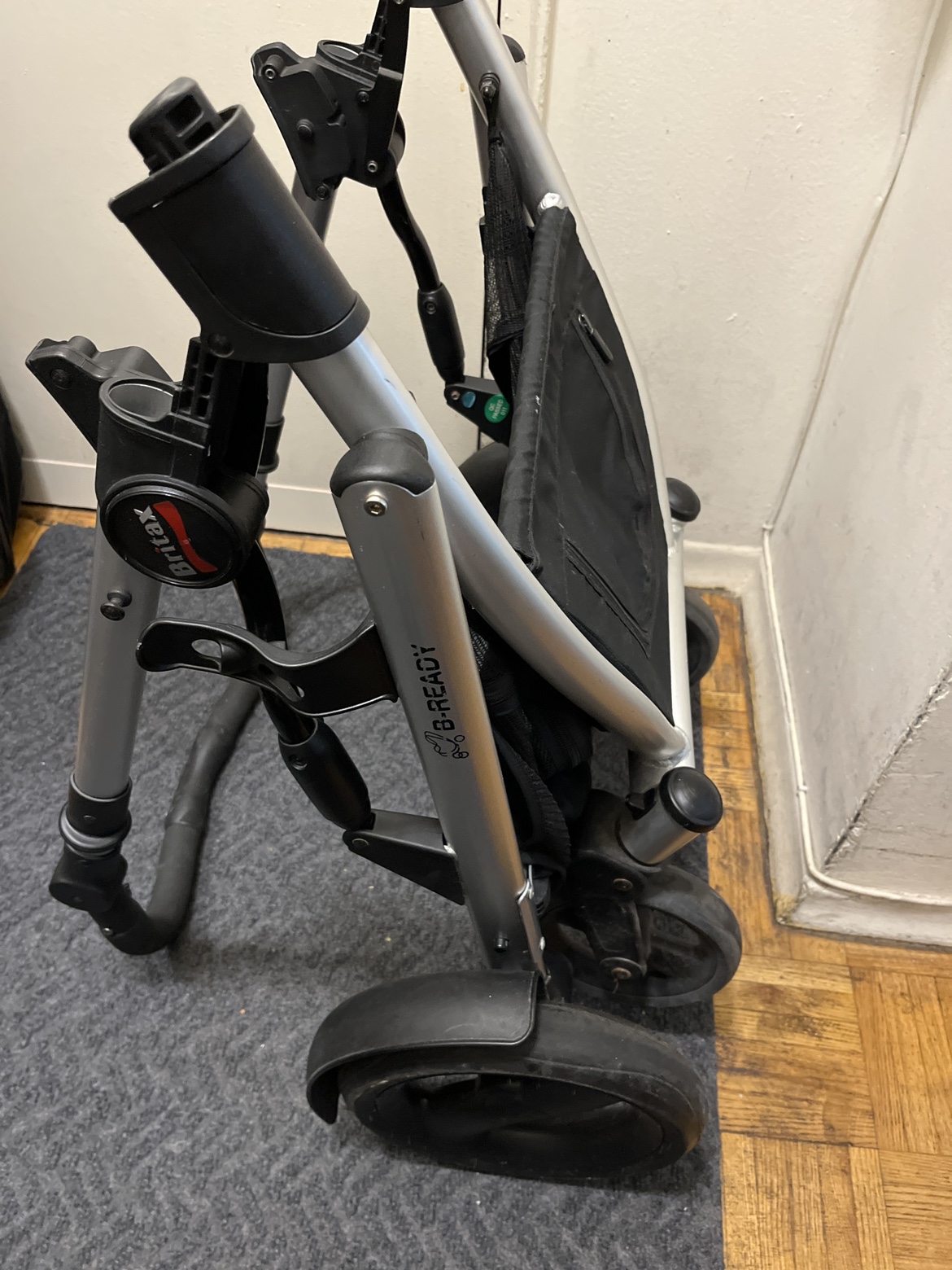 Britax stroller with accessory