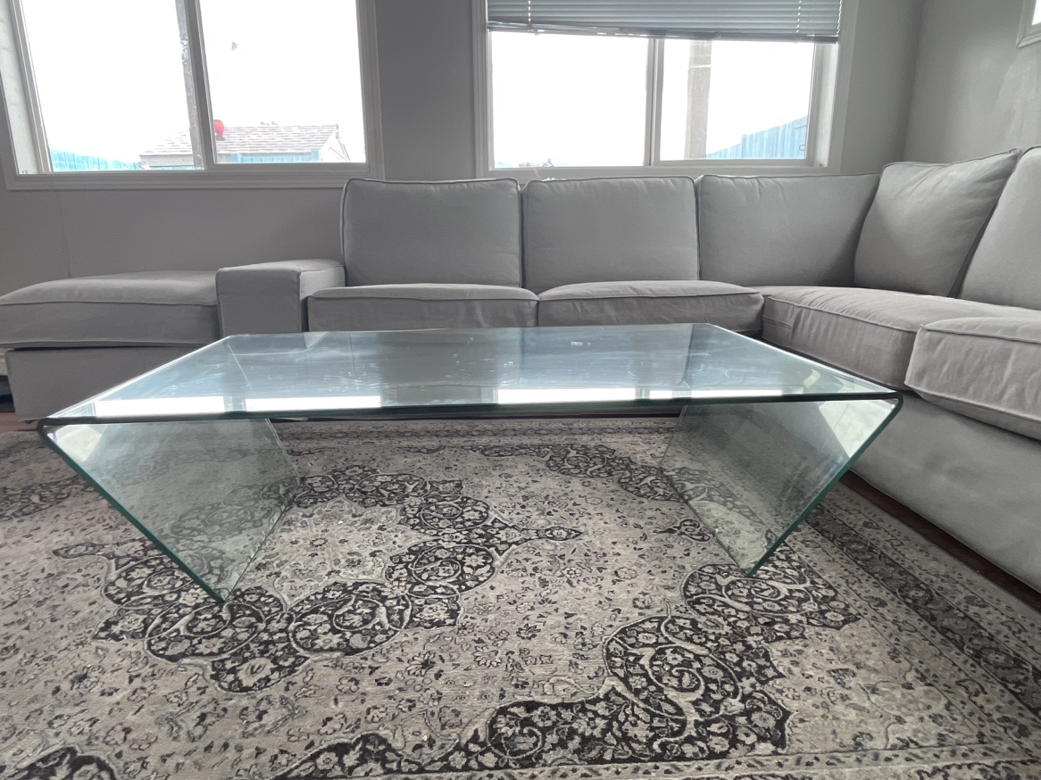 Glass bend table - photo 2