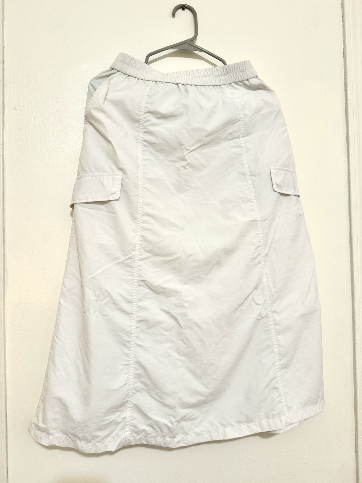 Cargo White Skirt