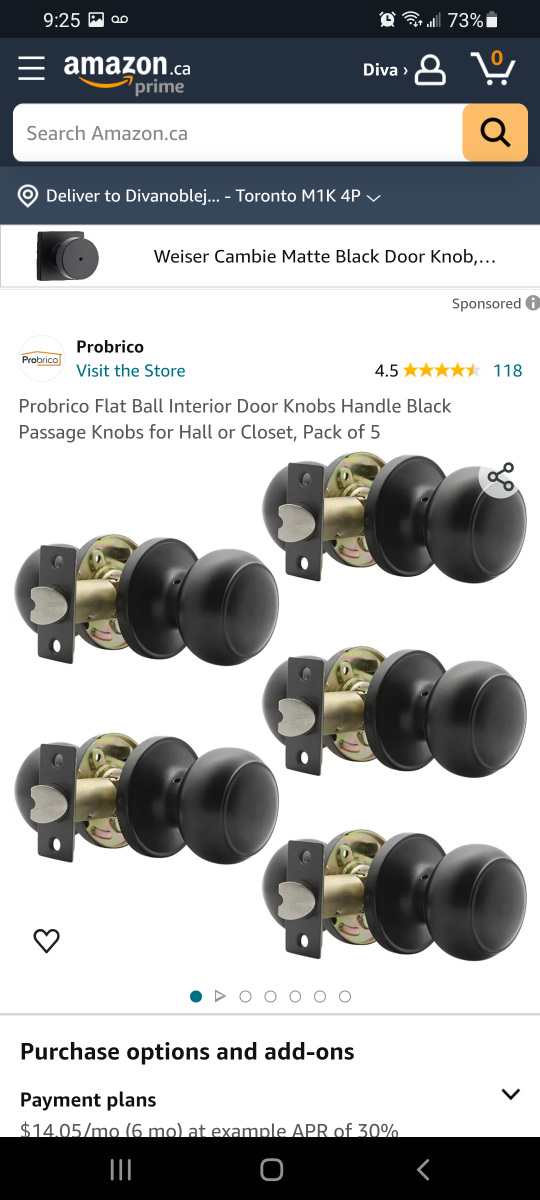 Black door handles thumbnail