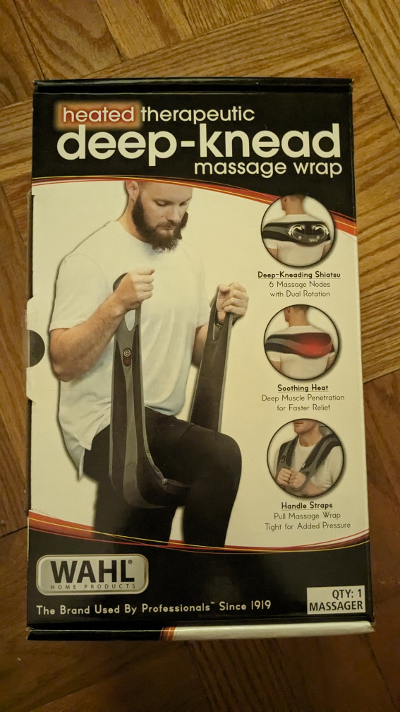 WAHL heated deep knead massager