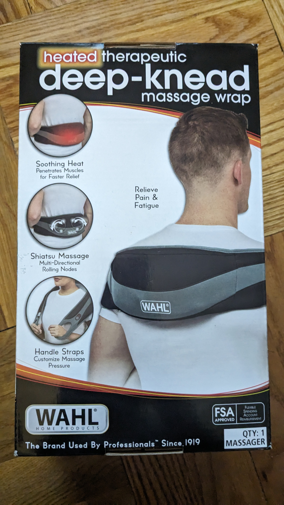 WAHL heated deep knead massager - photo 3