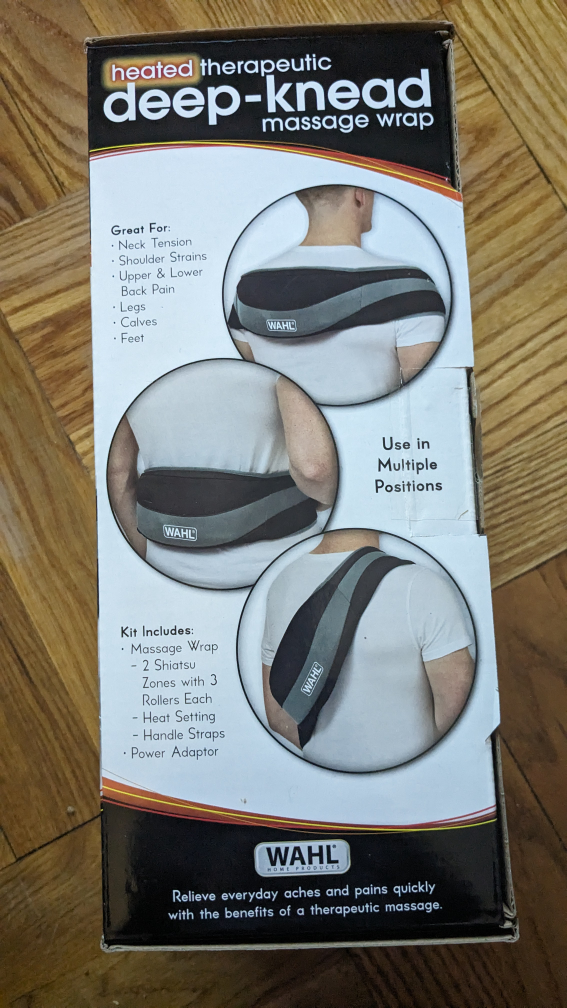 WAHL heated deep knead massager - photo 4