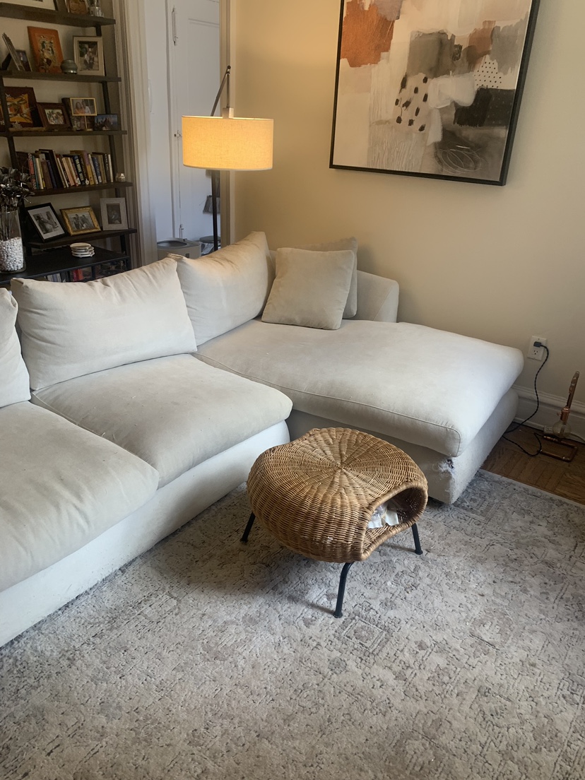 Grey/Ivory Area Rug - 5’3” x 7’6” - photo 2