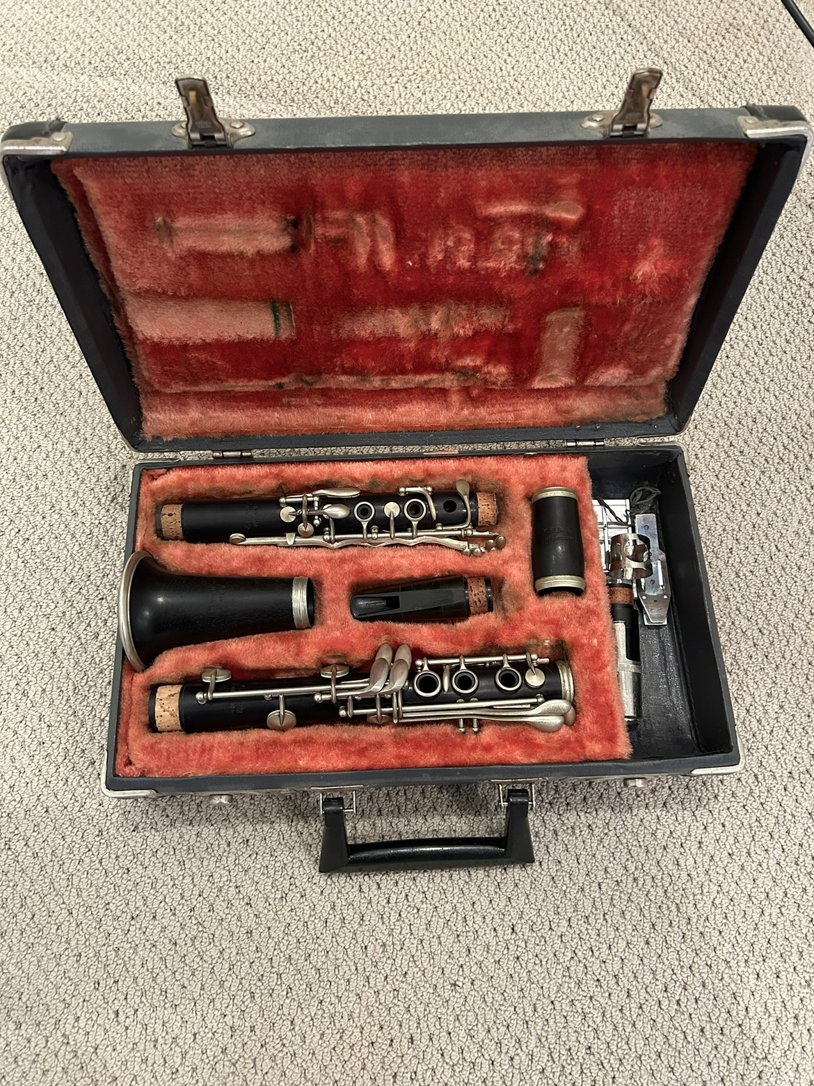 Wooden clarinet