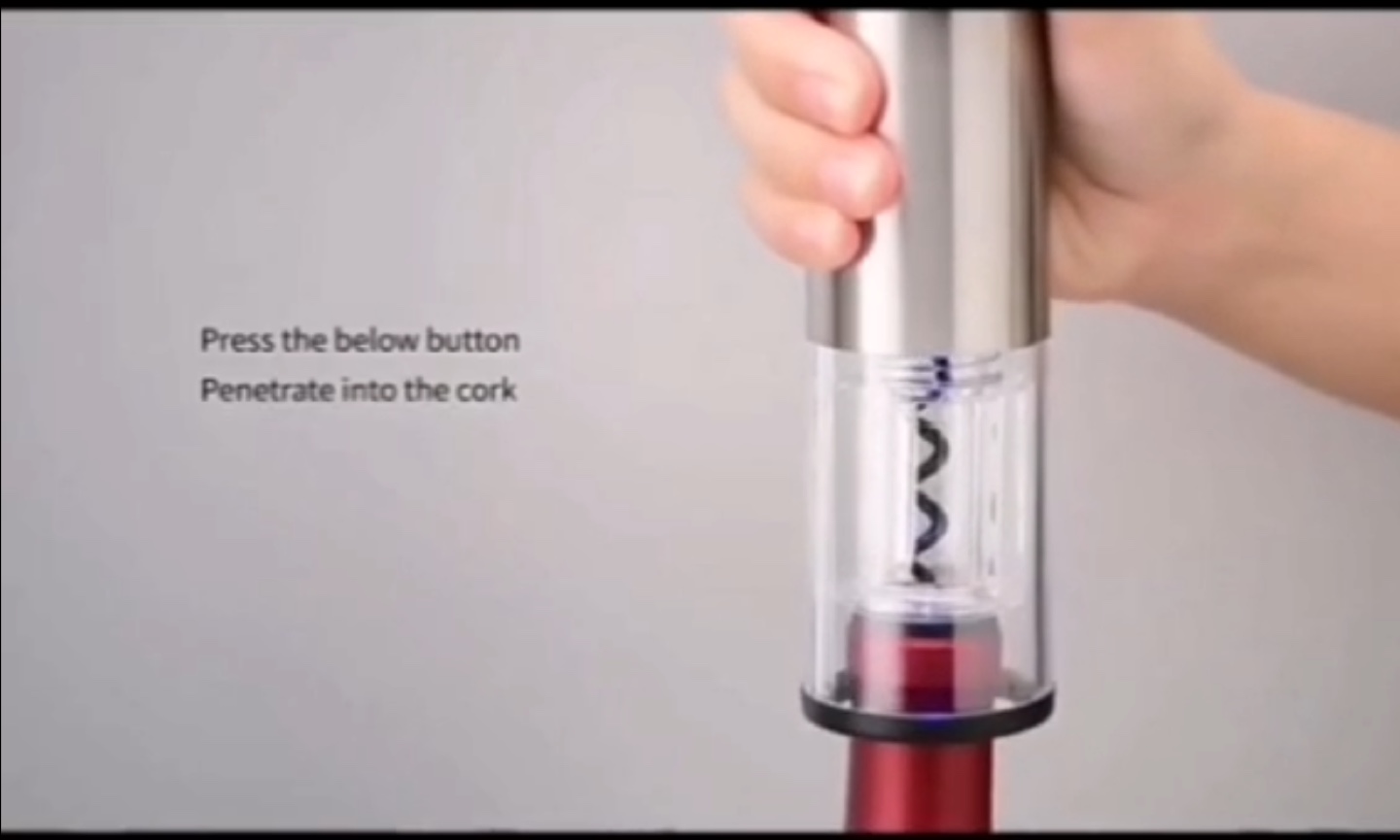New electric wine opener, need batteries image indicator(4)